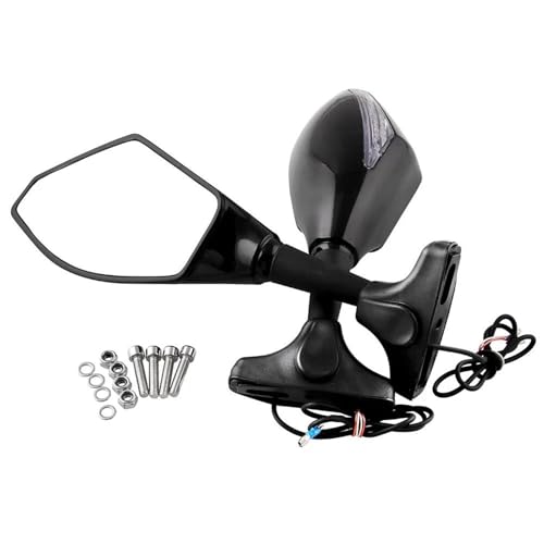 Espejos retrovisores con intermitentes para Suzuki GSXR 600 750 1100