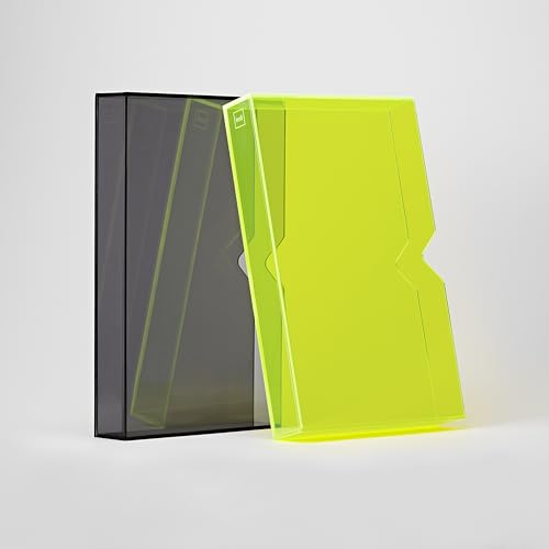 Image of [ km5 ] Cp2 Book Case (Neon Yellow) / CD Player Case Storage Interior Decor Scratch-Resistant Full Protection