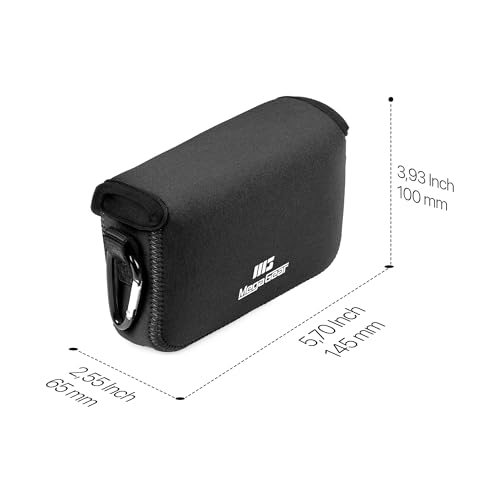 MegaGear Neoprene Camera Case for Fujifilm X100VI - Stylish & Protective Bag in Black