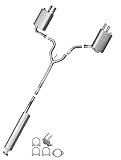Exhaust Cat Back Kit Fits 2004-2008 Maxima 3.5L V6 Muffler Resonator