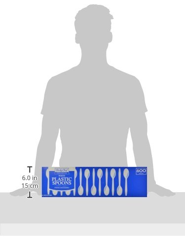 Member's Mark White Plastic Spoons (600Count)