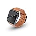 Produktbild JT Berlin "Alex Vintage Armband Apple Watch 42mm / 44mm / 45mm / 49mm Lederarmband [Watch Ultra/SE/Series 8/7 / 6 Weiches Leder Ersatzband, Aluminium Verschluss] cognac/grau (Größe M/L)