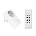 Produktbild Perfect Funksteckdosen-Set, 1x Funksteckdose, 1x Funkfernbedienung, Innenbereich, 220-240V 1100 Watt, Reichweite 30m, weiß