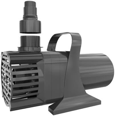 HOCANFLO 300W Energieeffiziente Teichpumpe,11000 L/H-Ultra-leise,Pond pump | Trockenlauf- & Überhitzungsschutz, 11000L/H, 3,5m Hub – Koi-Teiche, Wasserfälle, Springbrunnen, Fischsi