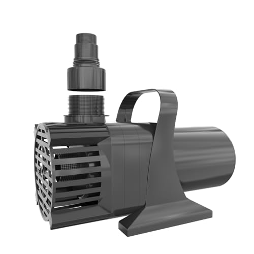 Hocanflo 300W Pond Pump, 11000L/H Energy Efficient Submersible Water Pump for Algae Control and Clear Water, Ultra-Quiet for Garden Ponds, Waterfalls, Fountains, Streams