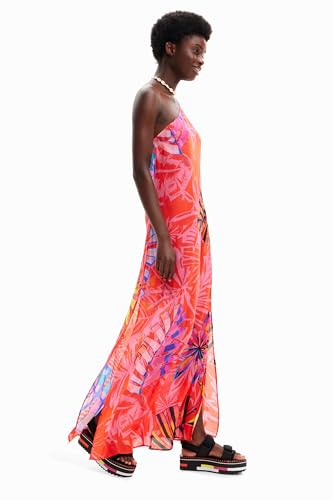 Desigual Women's Tropical Asymmetric Midi Dress2