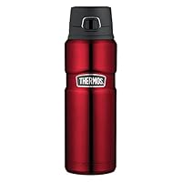 Thermos Stainless King Vacuum Insulated Bottle, 710ml, Red, SK4000RAUS