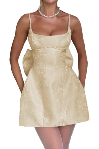 Cudiew Satin Corset Homecoming Dresses A Line with Bow for Teens HOCO Gowns Short Bridal Dress 2025 Mini Weddingl Dress