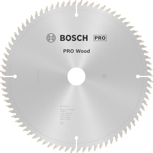 Bosch Professional Kreissägeblatt Optiline Wood (für Holz, 80 Zähne, Zubehör Kreissäge) 254 mm