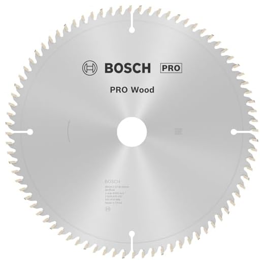 Bosch Professional Cirkelsågblad Optiline Wood (för trä, 254 x 30 x 2,5 mm, 80 tänder, tillbehör cirkelsåg)