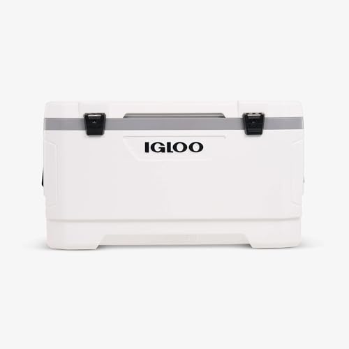 igloo �N�[���[�{�b�N�X �C�O���[ igloo 100Qt Marine Ultra Cooler ���e�`���[�h�}���� �E���g�� �� 100Qt ��95L ���K�̔��X �T���Z�b�g �O���C�h �ۗ� �ۉ� ��e�� �A�E�g�h�A �L�����v BBQ �C �� �C��