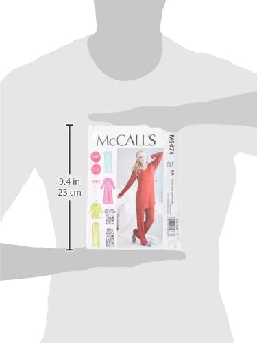 Miniatura 4 de McCall's Patterns M6474 - Camiseta para mujer, túnica, vestidos y pantalones, talla RR (18W-20W-22W-24W)