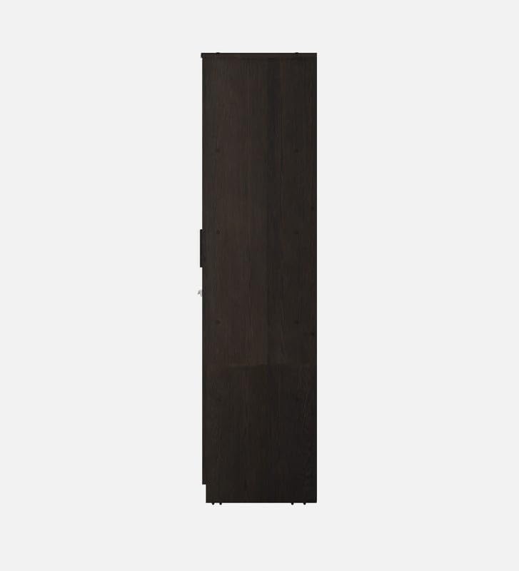 Image of Castle Multipurpose 4-Door Wardrobe | Engineered Wood | Spacious Closet Storage | Dark Wenge Finish | Sturdy & Durable | Easy Knock-Down Assembly