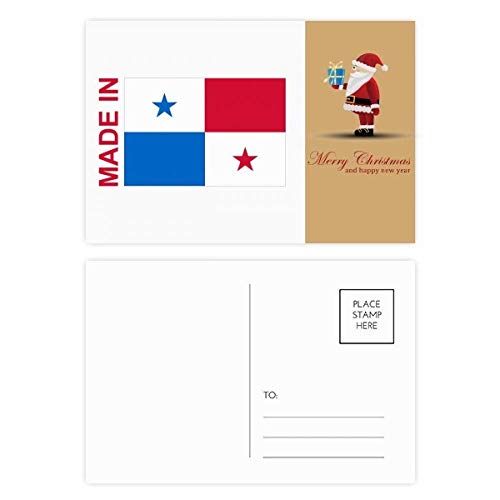 Cartes postales Noël Panama Country Love idéales pour accompagner vos cadeaux de fêtes (Lot de 20)