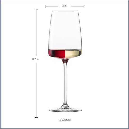 ZWIESEL GLAS Sensa White Wine Glass (Set of 6), Wine Glasses for Red and White Wine, Dishwasher-Safe Machine-Made Tritan Crystal Glasses, Made in Germany (12.3 Ounce) by Zwiesel Glas - Image 6