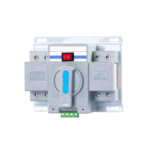 Commutateur de transfert automatique 16A 2P disjoncteur double puissance pour basculement sans coupure