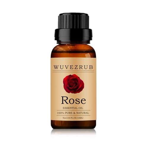 Rose-Essential-Oils-10ML-100-Pure-and-Natural-Essential-Oil-for-Aromatherapy-Diffuser-033-Fl-OzRose Rose Essential Oils 10ML, 100% Pure and Natural Essential Oil for Aromatherapy Diffuser - 0.33 Fl Oz/Rose - Image 1
