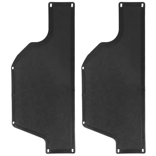 Guardabarros para silla de ruedas con panel cortavientos lateral de plástico resistente, 2 uds