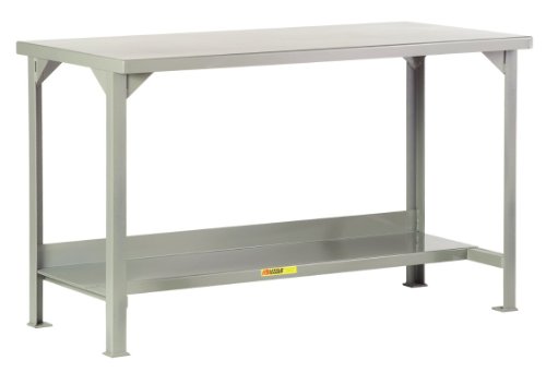 Little Giant Wst2-3672-36 Welded Steel Workbench With Lower Shelf, 4000 Lbs Load Capacity, 36" Height X 72" Width X 36" Depth #TOP2