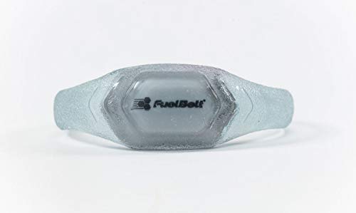 FuelBelt Flace - Banda de fogo unissexo, cor transparente fumado, tamanho médio