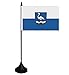 U24 Tischflagge Au am Rhein Fahne Flagge Tischfahne 10 x 15 cm
