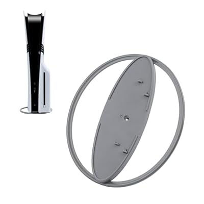 Tolesum Soporte Vertical para Consolas PS5/PS5 Pro/PS5 Slim, Soporte de Escritorio Universal Vertical de Base Redonda para Todas Las Consolas P5 Disc y ediciones Digitales - Gris | Ya disponible en tu tienda friki favorita! En mundofriki.es!