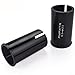 Aluminum Seatpost Reducer Sleeve – 27.2 mm to 25.4 mm Diameter Adapter for Road & Mountain for Bike Seat Tube Conversion, Black(30.8-27.2)