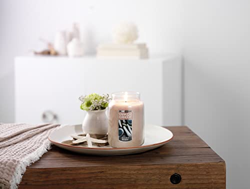Yankee Candle Seaside Woods Scented, Classic 22oz Large Jar Single Wick Candle, Over 110 Hours of Burn Time