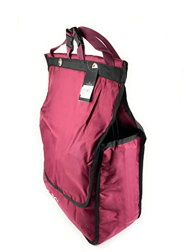 Sacoche de box imperméable bordeaux Horses avec fixations stables