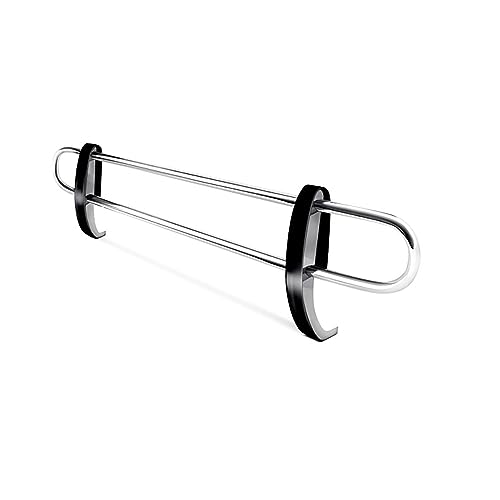 Black Horse Rear Bumper Guard Double Tube Stainless Steel Compatible with 2001-2007 Toyota Sequoia-8D094828SS