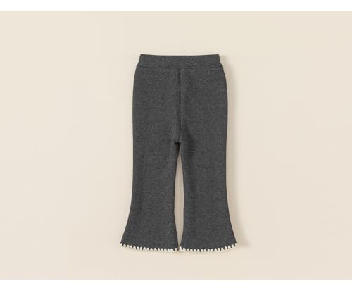 Meufam Girl's High Waisted Flare Leg Frayed Raw Hem Bell Bottom Jeans Denim Pants2