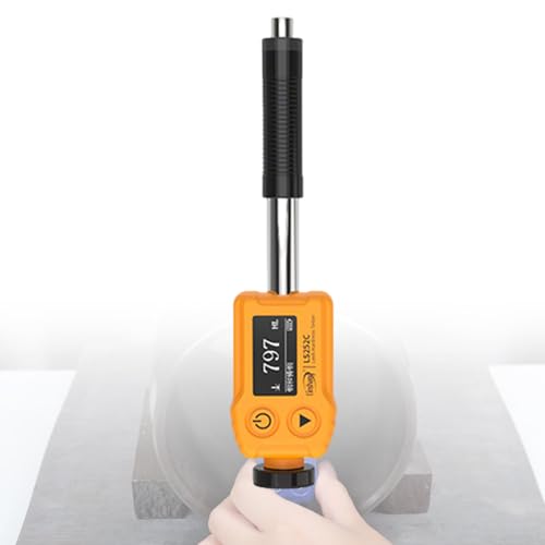 UORDBY Portable Durometer Impact Device, Measuring Gear Grooves Digital Hardness Meter,Integrated 360° Measurement, for Accurate Material Testing in Industrial Applications LS252C