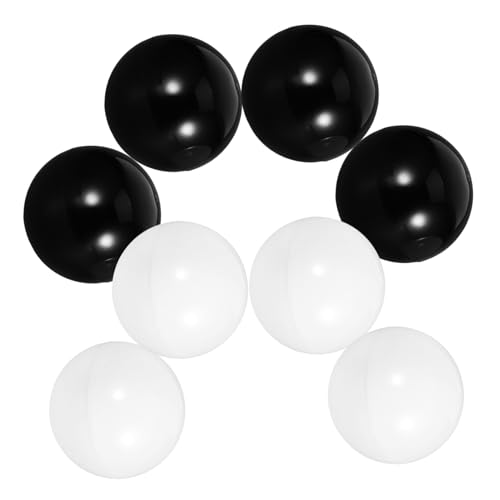 BRIGHTFUFU Toy Vending Machine Balls 8pcs Small Round Capsules Gachapon Machine Accessories Sturdy Construction Easy Assembly