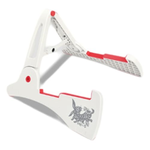 折りたたみ式デザインのテクスチャを備えたアコースティックおよびベース楽器用の小さなAシェイプギタースタンド楽器ホルダー