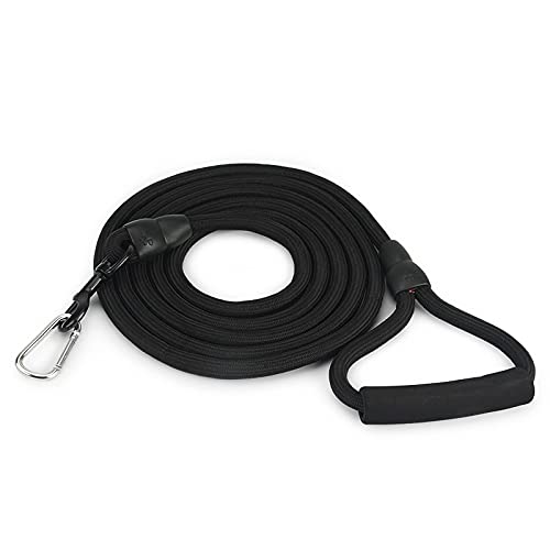 3M/5M/10M Correa de perro largo para mascotas correas para perros al aire libre Correa de entrenamiento para perros pequeños y grandes correas Super largas 1.3X1000cm negro