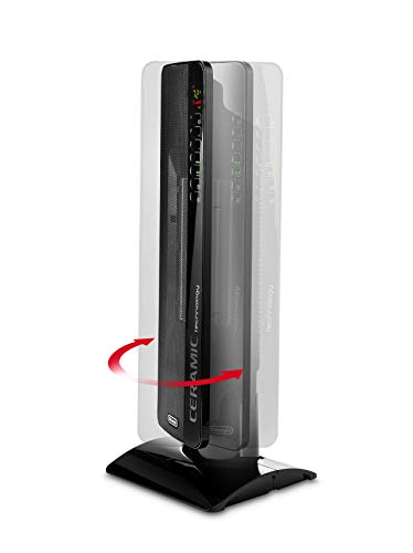 De'longhi Tch8093Ersb Ceramic Tower Heater, W X 11" D X 28" H, Black #TOP3