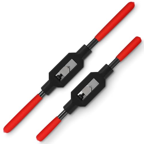 Image of WILLBOND 2 Pcs Adjustable Tap Wrench M4-M20 Ratcheting Tap Handle Tool for Reamer for Automotive Thread Repair, Pre-oiled for Protection (1 /4 inch-3 /4 inch,3 /16 inch-1 /2 inch)
