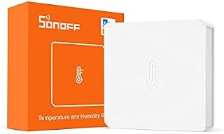 SONOFF SNZB-02 ZigBee Temperature Humidity Sensor, Compatible with Alexa/ Google Home, SONOFF ZigBee Bridge Is Required, Battery Is Included