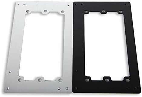 Desktop ATX Power Supply Baffle Computer Small Chassis SFX Power to ATX Bracket MATX Conversion Frame(Black)