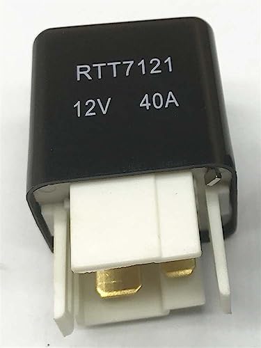 Relais 12V RTT7121 lot de 4 pièces 12VDC 40A à 4 broches pour électricité auto