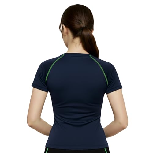 Image of NINQ Women's Long Sleeve Compression T-Shirt for Gym, Running, Yoga & Sports Wear