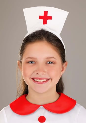 Disfraz clásico de enfermera para niña miniatura 4