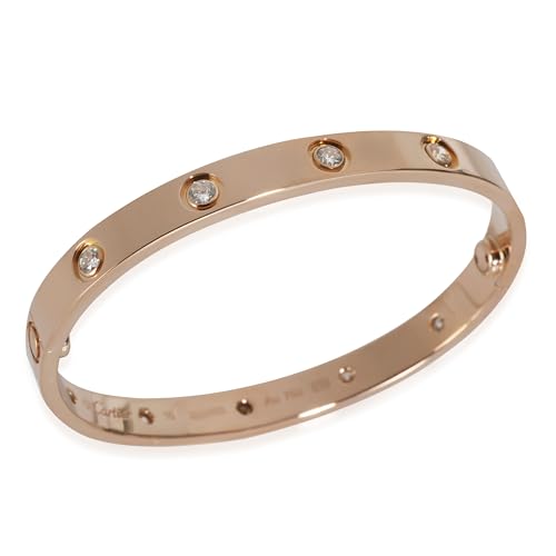 CARTIER Pre-Owned Love Bracelet, Rose Gold, 16 cm Diamonds