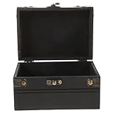 Coffre à bijoux - avec une capacité appropriée, une boîte vintage en bois peut être utilisée pour stocker non seulement des bijoux, mais également d'autres articles divers dont vous avez besoin, des coffrets pour bijoux