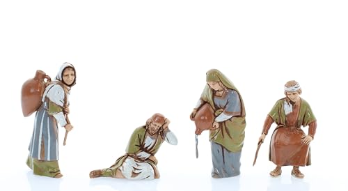 ATTENZIONE: Altezza massima 8,5 cm, larghezza massima 4,7 cm. Adatti a presepi con personaggi da 10 cm, scala 1:20. Completa la tua collezione con tutta la linea STANDARD 10.