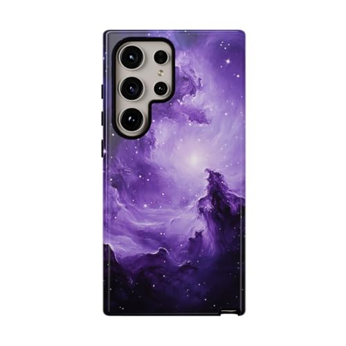 Coque Samsung S24 Ultra violette nébuleuse pour sublimer vos soirées