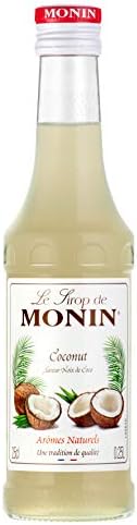 Monin Coconut Syrup, 250 ml Bottle
