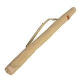 Alipis Paquet de Rangement Pliable pour Canne à Pêche 14 M Beige en Toile Oxford et Toil...