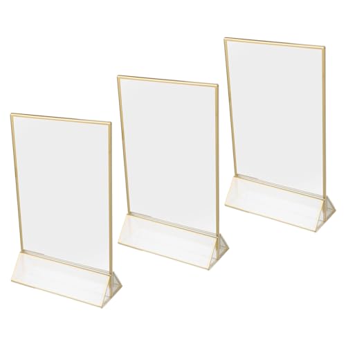 Porte-affiche de table acrylique pour protéger vos menus des taches et des chutes