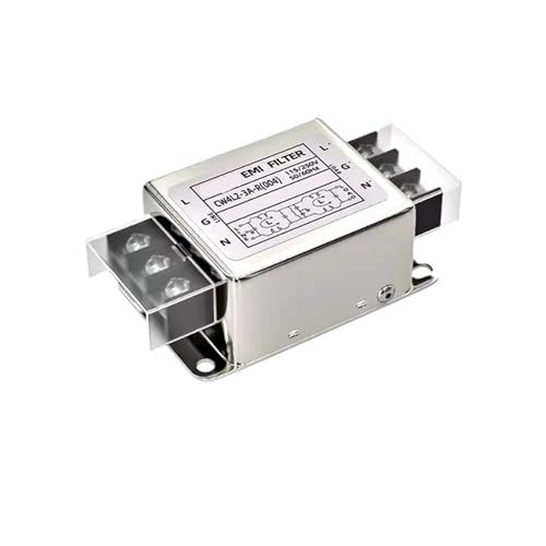 Filtro de potencia monofásico contra interferencias en bloque de terminales CW4L2-6A-R